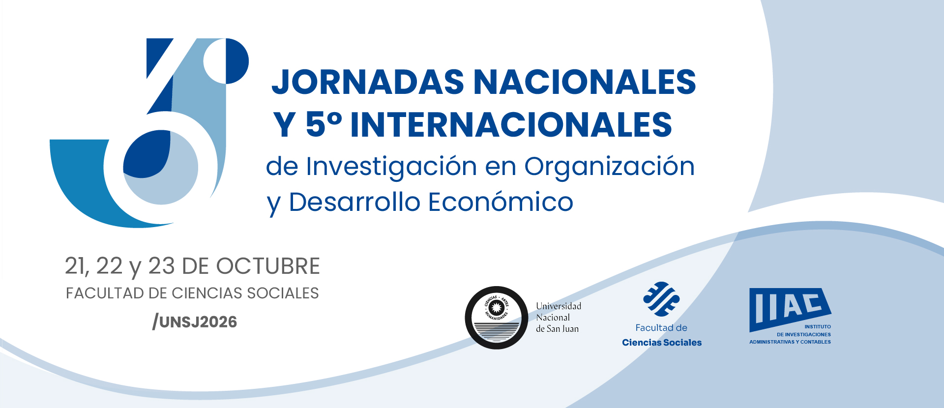 Banner 6ª Jornadas Nacionales y 5ª Internacionales IIAC